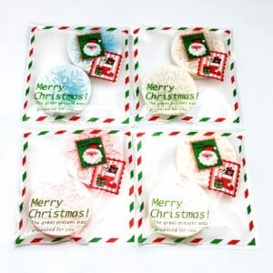 Snowflake Wax Melt Christmas. Small Xmas Wax Melt Gift. Soy Wax Gift in Bag. Strong freshener for home. Snow Winter Present.