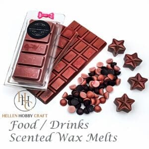 Food/Drinks scented wax melts. Food scented wax melts. Strong drinks inspired aroma. Long lasting home freshener. Highly scented cake fragrance.
