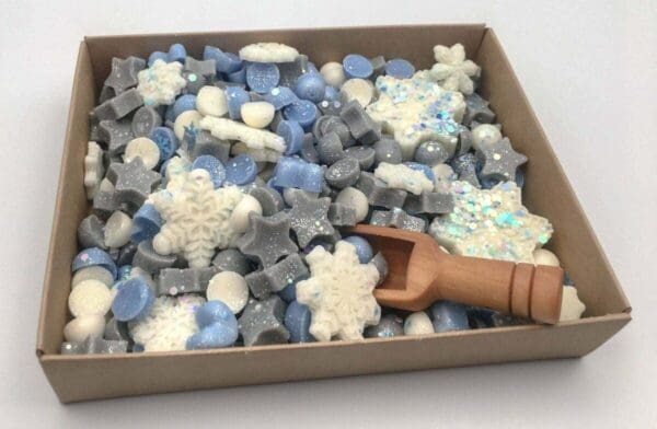 Winter Inspired Soy Wax Melts Scoopies and spoon Gift Box