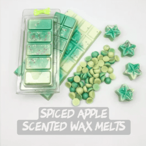 Spiced Apple Highly Scented Wax Melts. Christmasy aroma for house. Long lasting home freshener. Fruit  high smell.