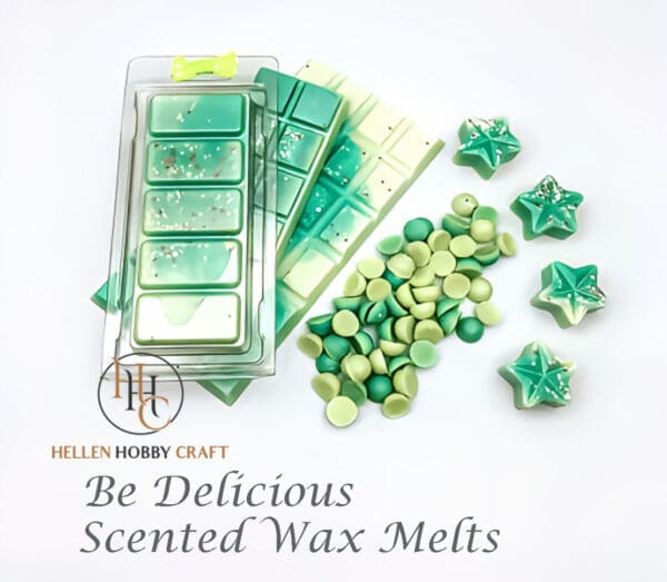Be Delicious Highly Scented Wax Melts. Designers inspired aroma for house. Long lasting home freshener. Perfume high smell.
