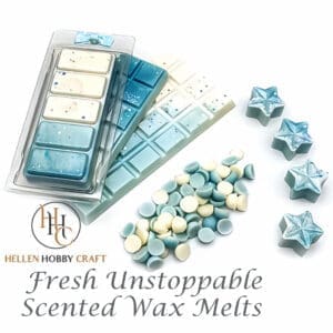 Fresh Unstoppable Highly Scented Wax Melts. Laundry aroma for house. Long lasting home freshener. Aftershave high smell.