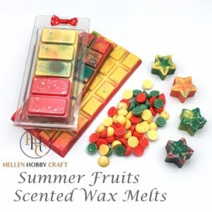 Summer Fruits Highly Scented Wax Melts. Fruit aroma for house. Long lasting home freshener. Berry high smell.