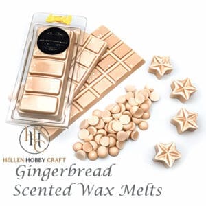 Gingerbread Highly Scented Wax Melts. Christmas aroma for house. Long lasting home freshener. Xmas high smell.