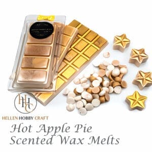 Hot Apple Pie Scented Wax Melts. Drink aroma for house. Long lasting home freshener. Food high smell.