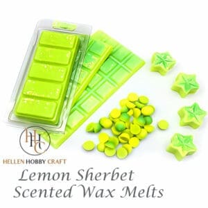 Lemon Sherbet Highly Scented Wax Melts. Drink aroma for house. Long lasting home freshener. Food high smell.