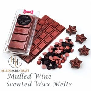 Mulled Wine Highly Scented Wax Melts. Christmas aroma for house. Long lasting home freshener. Xmas high smell.