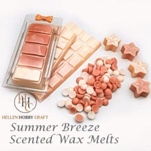 Summer Breeze Highly Scented Wax Melts. Floral aroma for house. Long lasting home freshener. Flower high smell.