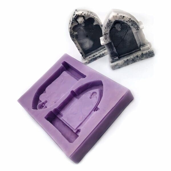 Tombstones Silicone Mould. Graveyard Inspired. Gravestone craft. Handmade mould for craft. Goth miniatures.