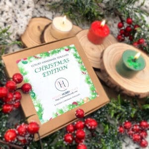 Christmas Festive Tea Lights. Luxury Handmade Tealights. Christmas aroma for house. Long lasting home freshener. Xmas high smell. Christmas Edition Gift Box.