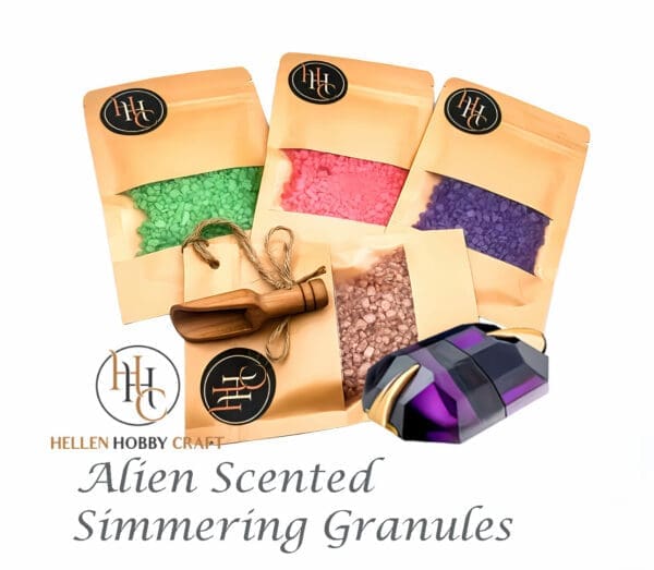Alien Highly Scented Sizzlers. Designers inspired aroma for house. Long lasting home freshener. Perfume high smell.